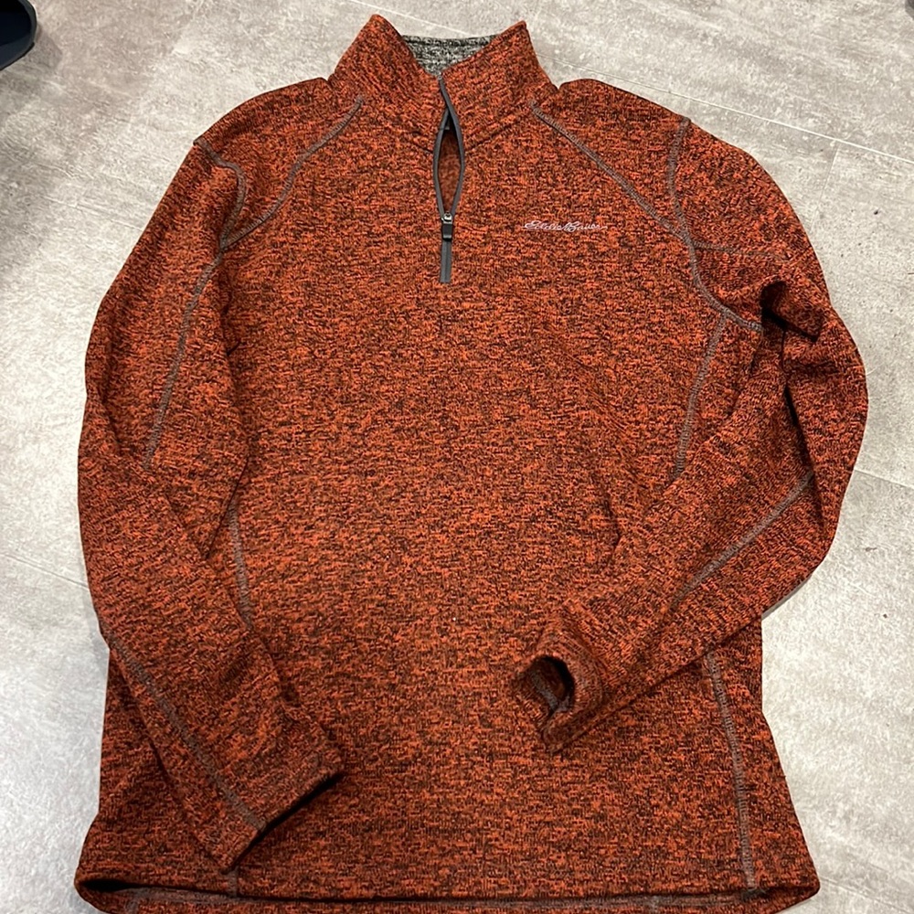 Eddie Bauer Men's 3/4 Pullover - Medium